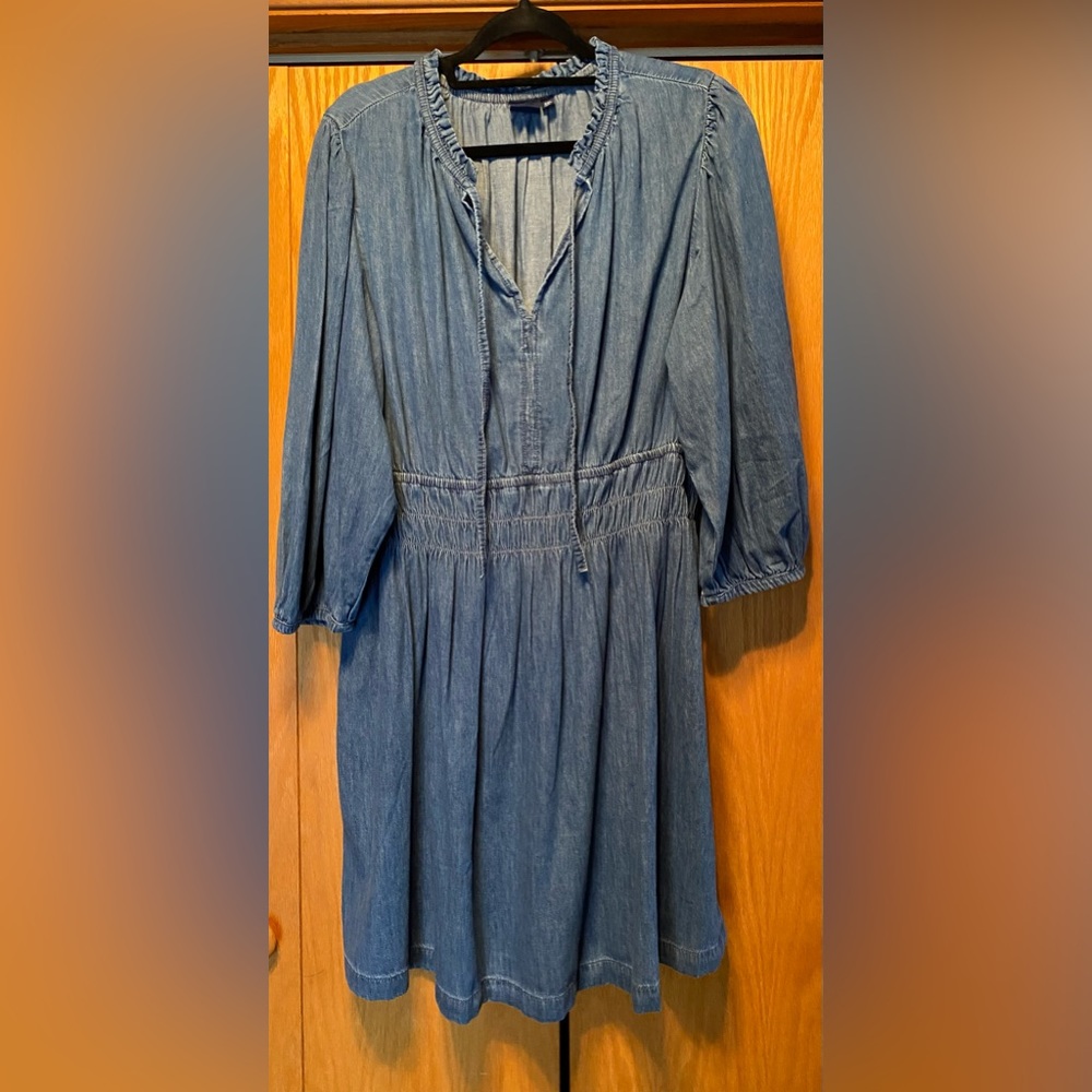 GAP Women’s XXL denim dress-never worn!
